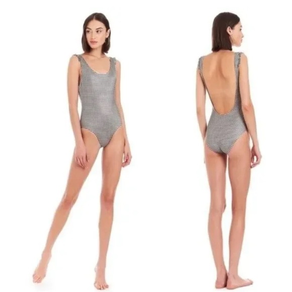 Amanda Uprichard Other - Amanda Uprichard High Thigh Low Back Ruffle One Piece Swimsuit Size Small
